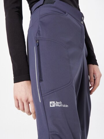 Regular Pantalon de sport JACK WOLFSKIN en gris