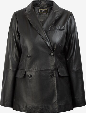 faina Blazer in Black: front