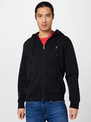 Polo Ralph Lauren Sweat jacket in Black: front