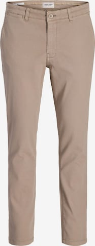 JACK & JONES Úzky strih Chino nohavice 'JPSTMarco Arthur' - Béžová: predná strana