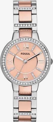 FOSSIL Analoog horloge 'Virginia ES3405' in Goud: voorkant