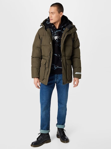 ALPHA INDUSTRIES Tréning póló - fekete