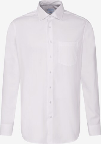 SEIDENSTICKER - Ajuste regular Camisa en blanco: frente