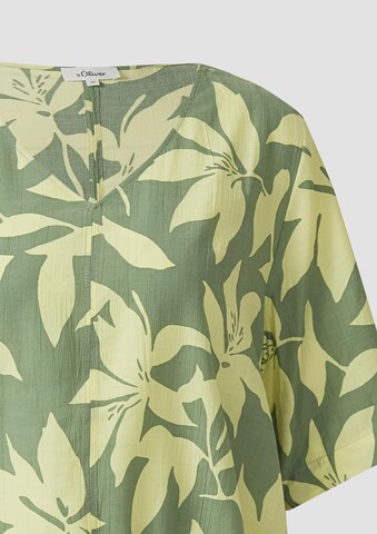 Chemisier s.Oliver en vert