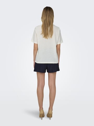 T-shirt 'BLINIS' ONLY en blanc