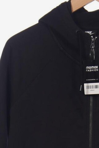 NIKE Kapuzenpullover L in Schwarz