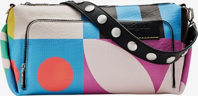 Desigual Sac à bandoulière en azur / corail / noir / blanc, Vue avec produit