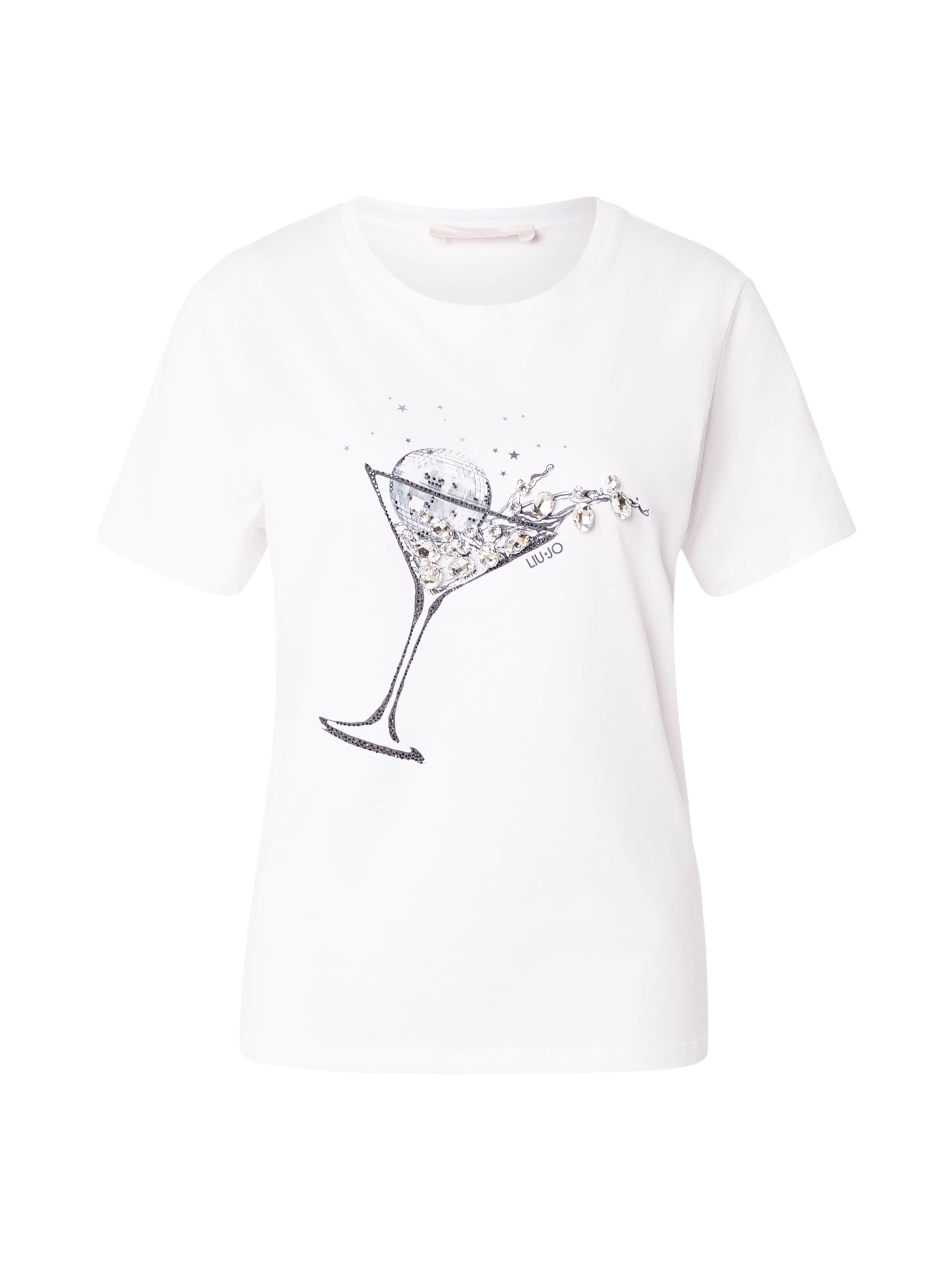 T-shirt Liu Jo en blanc : devant