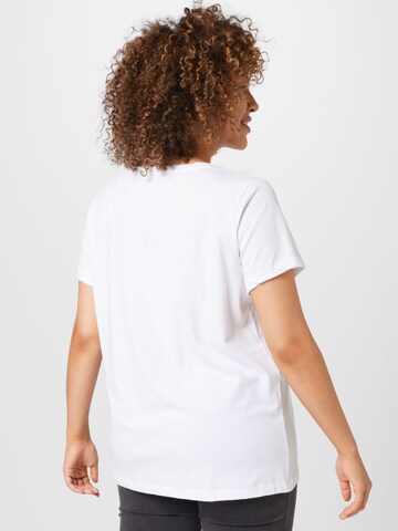 ONLY Carmakoma Shirt 'ROLLING' in White
