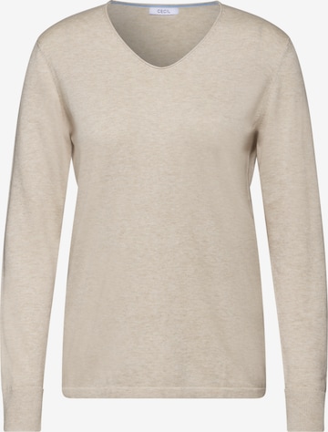 CECIL Sweater in Beige: front