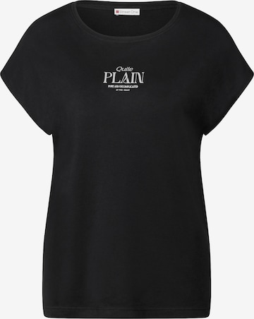 STREET ONE T-Shirt in Schwarz: Vorderseite