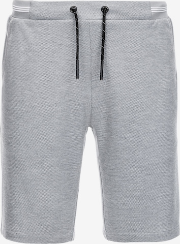 Regular Pantalon 'SRCS-0110' Ombre en gris : devant