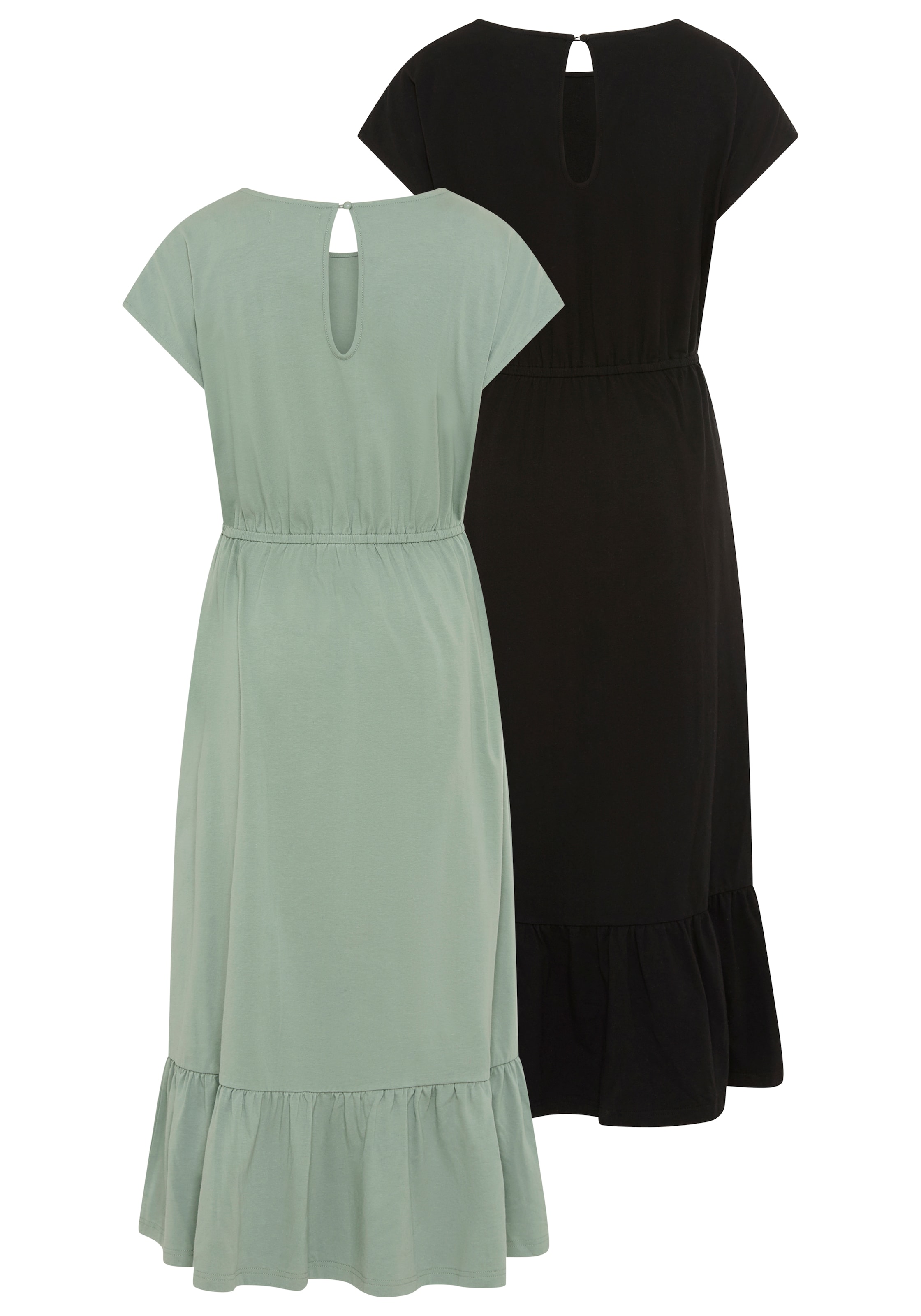 Neun Monate Kleid in Grün