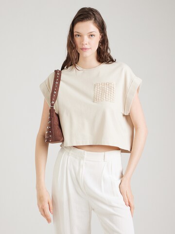UNITED COLORS OF BENETTON - Camiseta en beige: frente