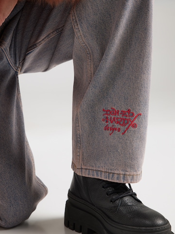 Ed Hardy Baggy Джинсы в Лиловый