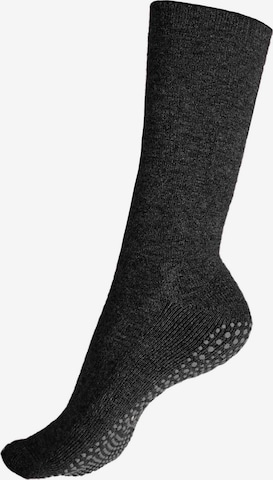 KUNERT Socken 'Homesocks' in Schwarz: Vorderseite