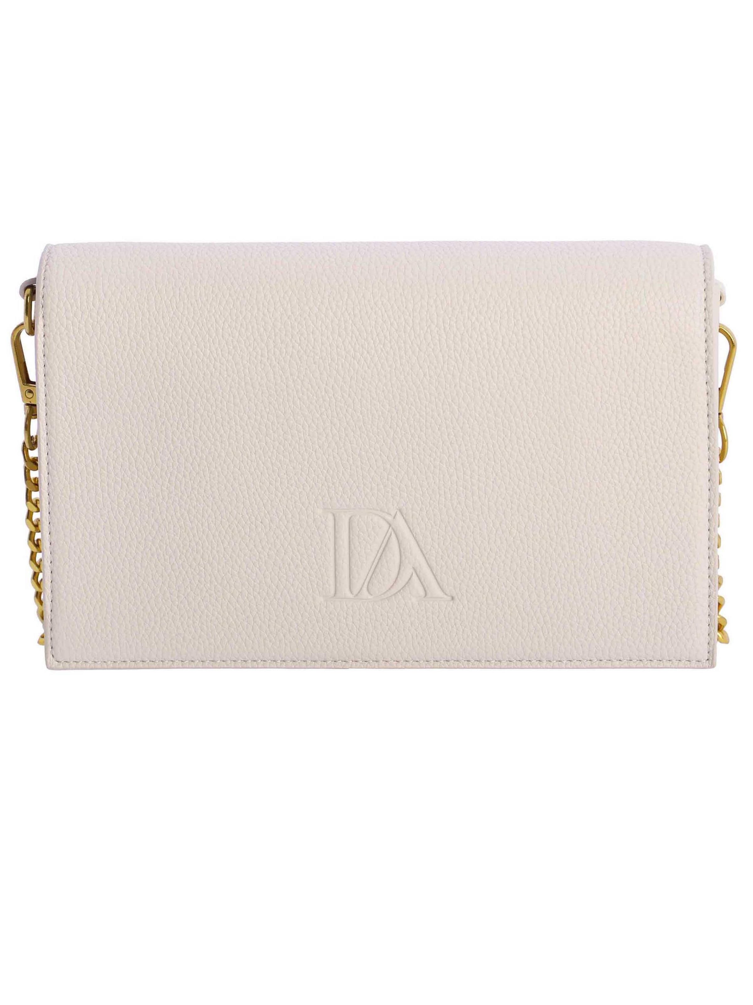 Don Algodon - Bolso de hombro 'Marbella' en blanco: frente