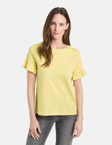 GERRY WEBER Tričko – žlutá: přední strana