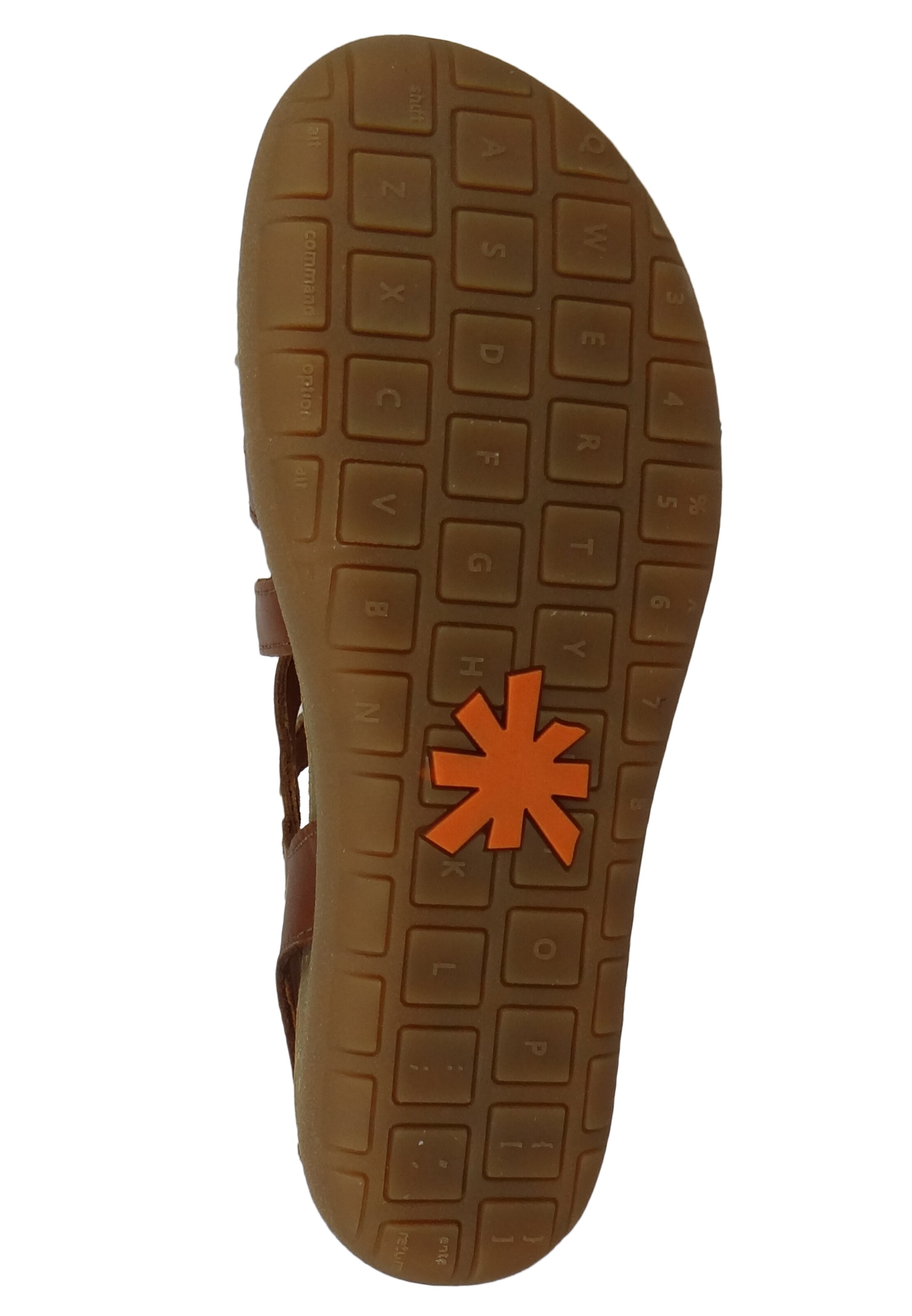 ART - Sandália 'Rhodes' em castanho