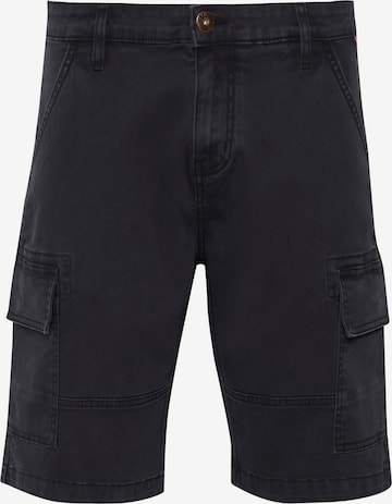 INDICODE JEANS Regular Cargo Pants 'Brom' in Black: front