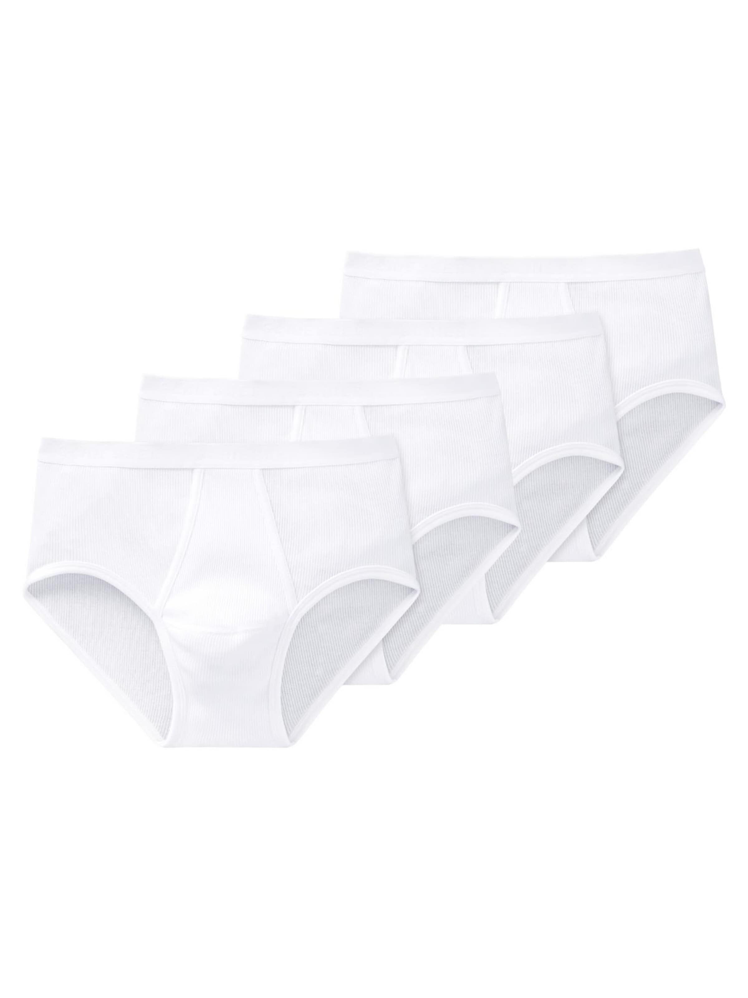 SCHIESSER Slip 'Original Classics Doppelripp' in Wit: voorkant
