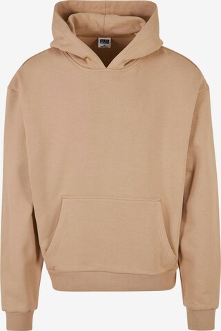 Urban Classics Sweatshirt in Brown: front