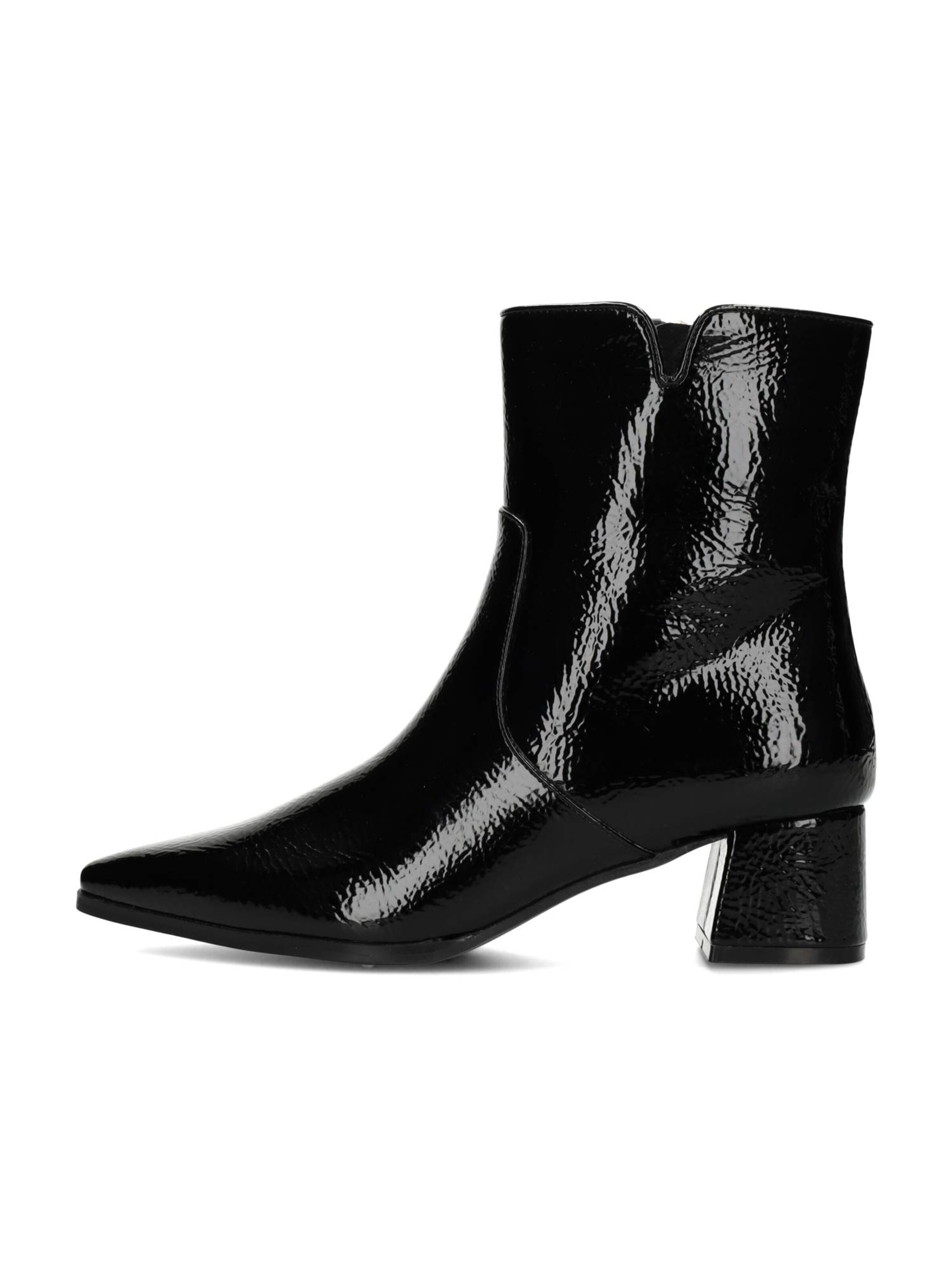 POSH by Poelman Bootie 'JAYDA' in Black: front