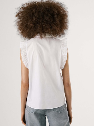 Chemisier 'Lile' Pepe Jeans en blanc