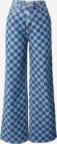 Tommy Jeans Široke hlačnice Kavbojke 'Claire' | modra barva: sprednja stran