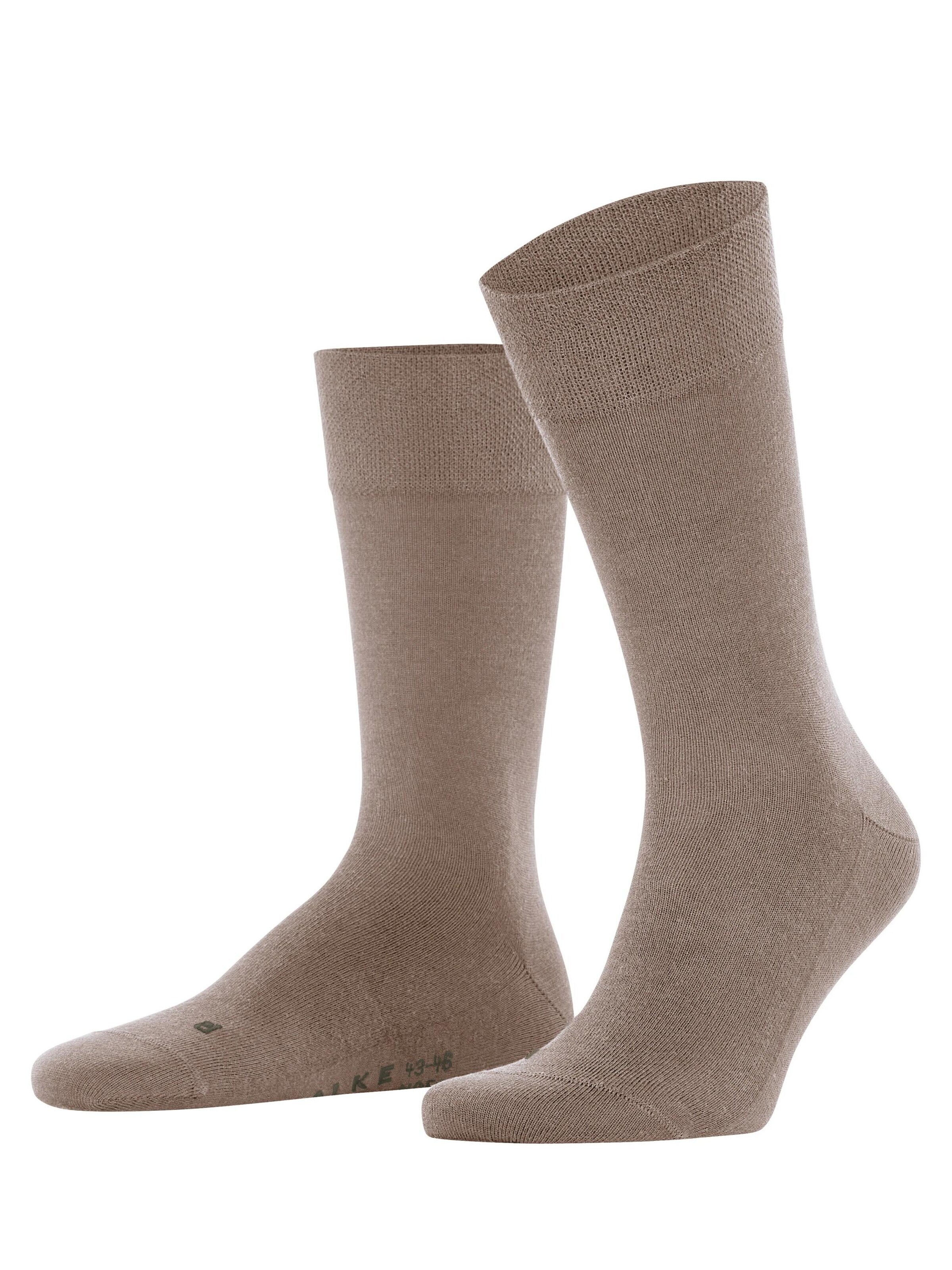 FALKE Socken 'Sensitive New York'‌‌‌ in Braun: Vorderseite