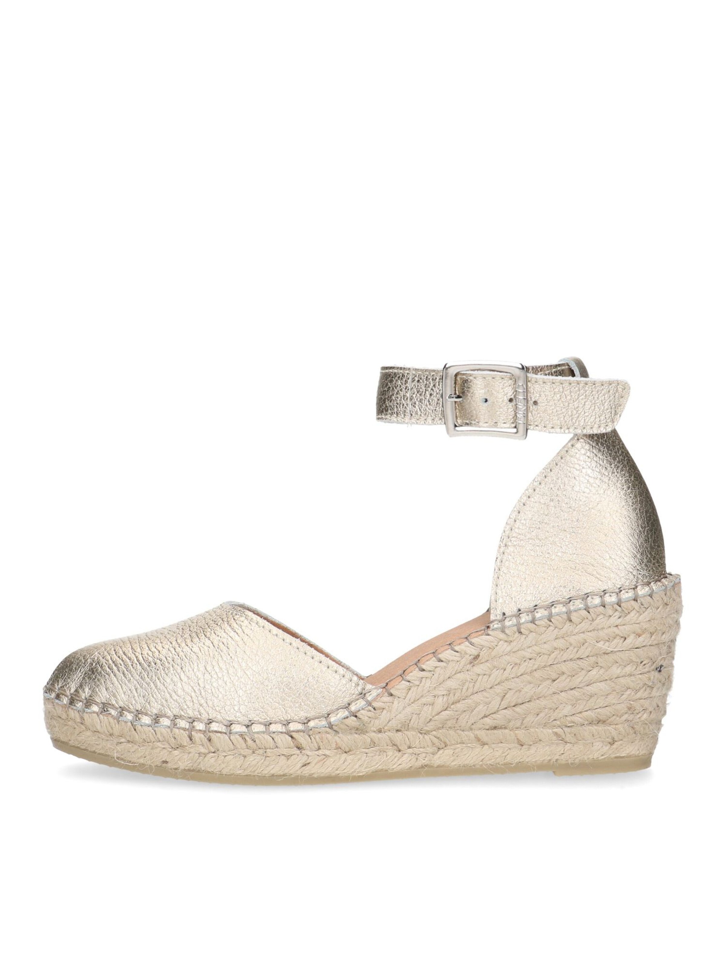 MANFIELD Sandaal in Goud