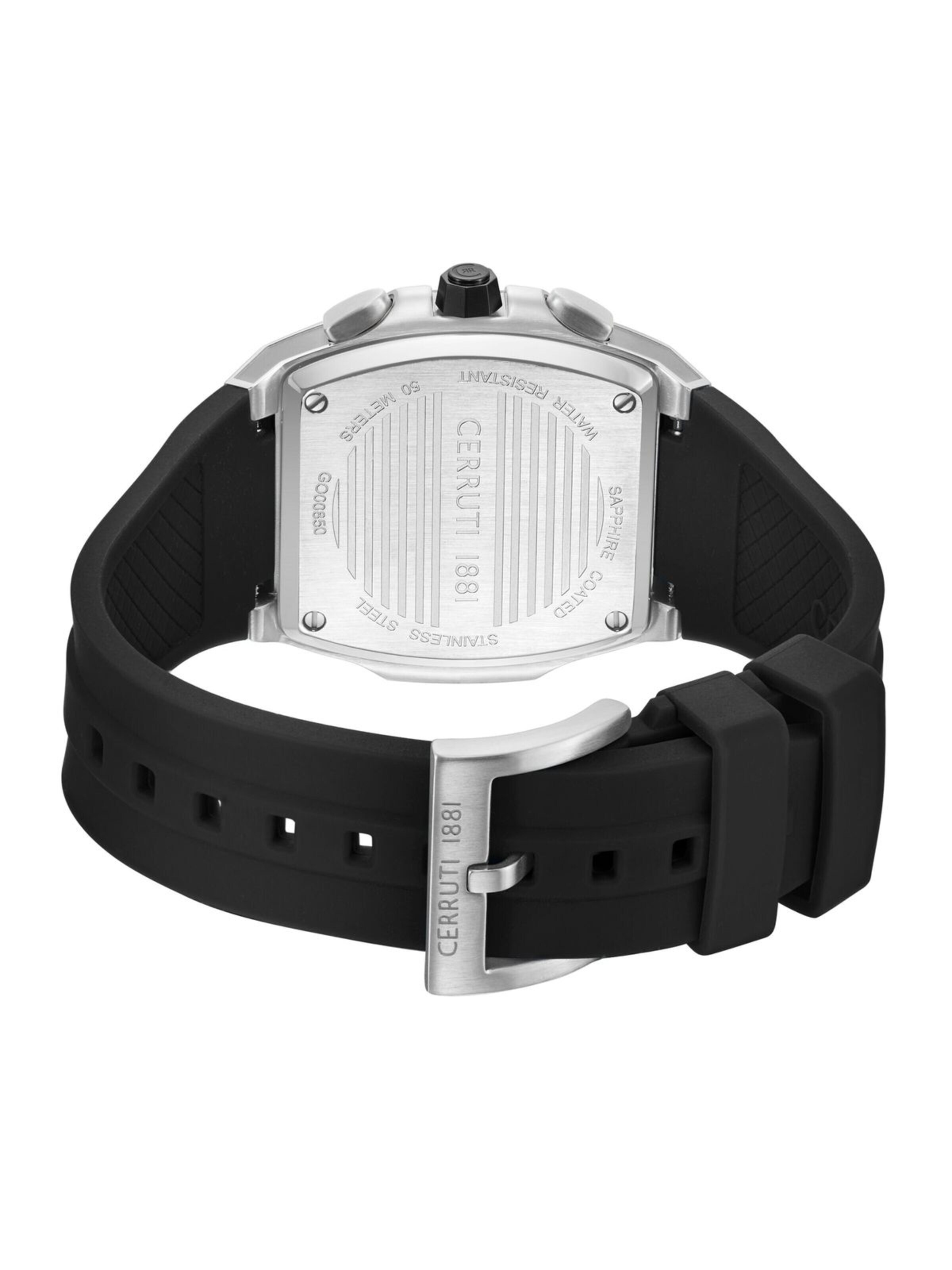 Montre à affichage analogique CERRUTI 1881 en noir