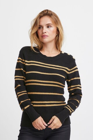 PULZ Jeans Pullover 'Pallas' in Gold: predná strana