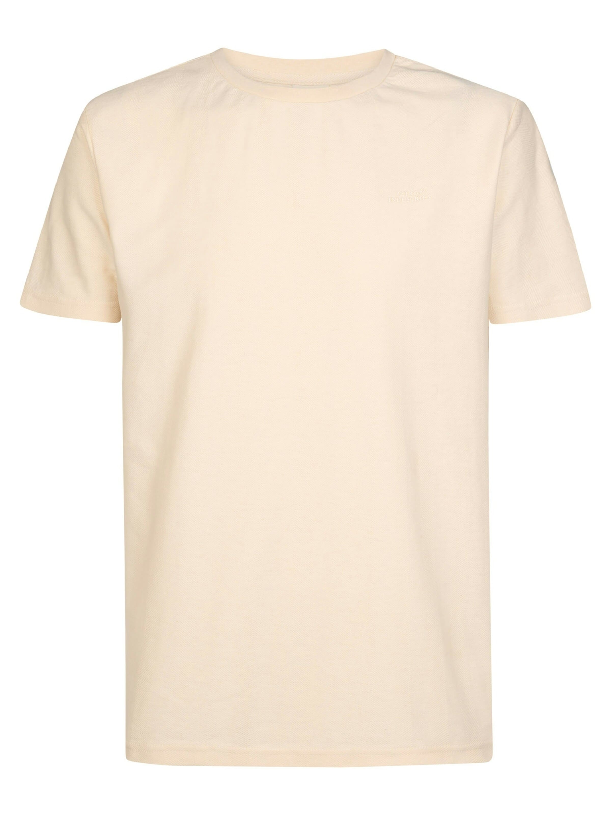 PETROL Shirt in Wit: voorkant