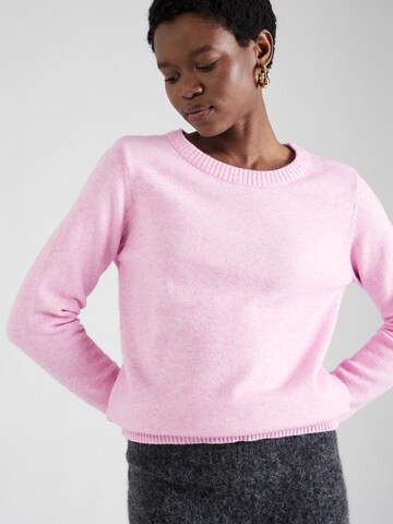 VILA Sweater 'RIL' in Purple