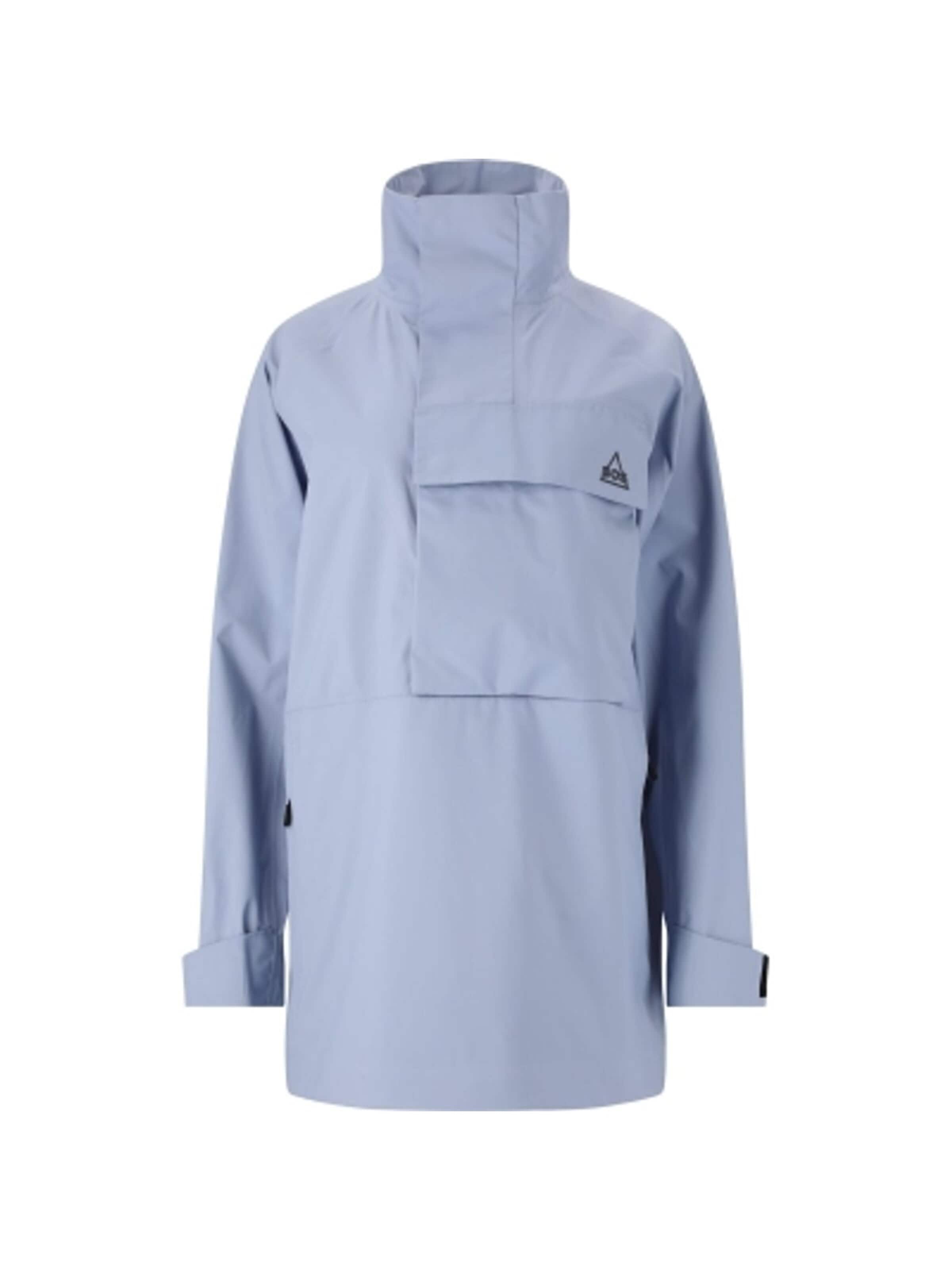 SOS Functionele jas 'Matterhorn W Long Shell Anorak' in Blauw: voorkant
