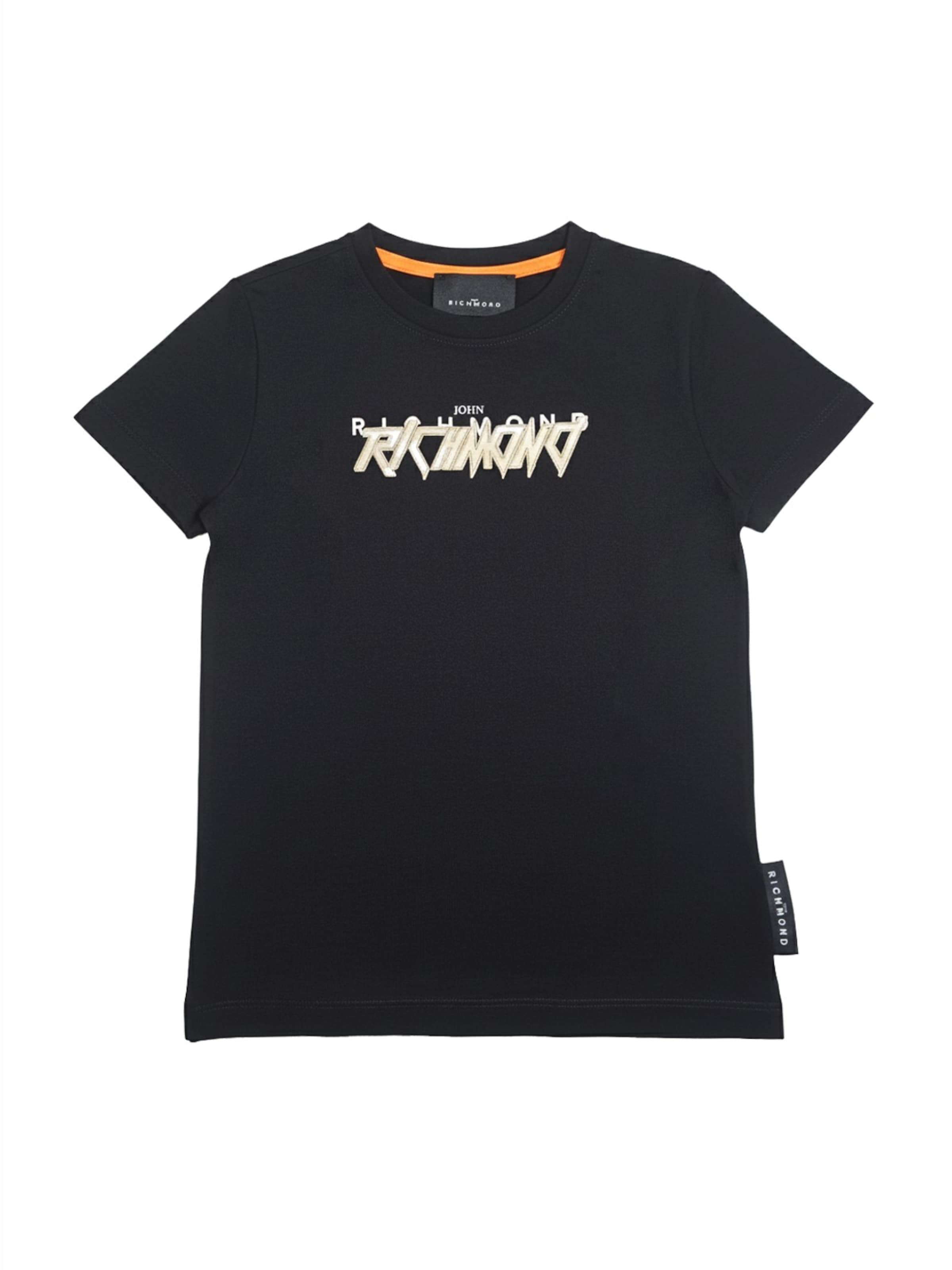 T-Shirt 'T-shirt nera per bambino' John Richmond en noir : devant