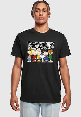 T-Shirt 'Peanuts Group' Merchcode en noir : devant