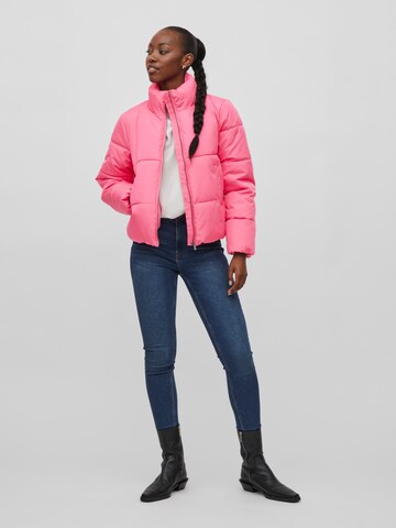 Vila Petite Winter Jacket 'Tate' in Pink