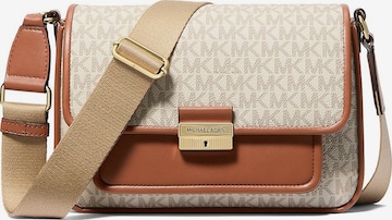 Michael Kors Umhängetasche 'Bradshaw Medium Pocket Messenger Bag' in Beige: Vorderseite