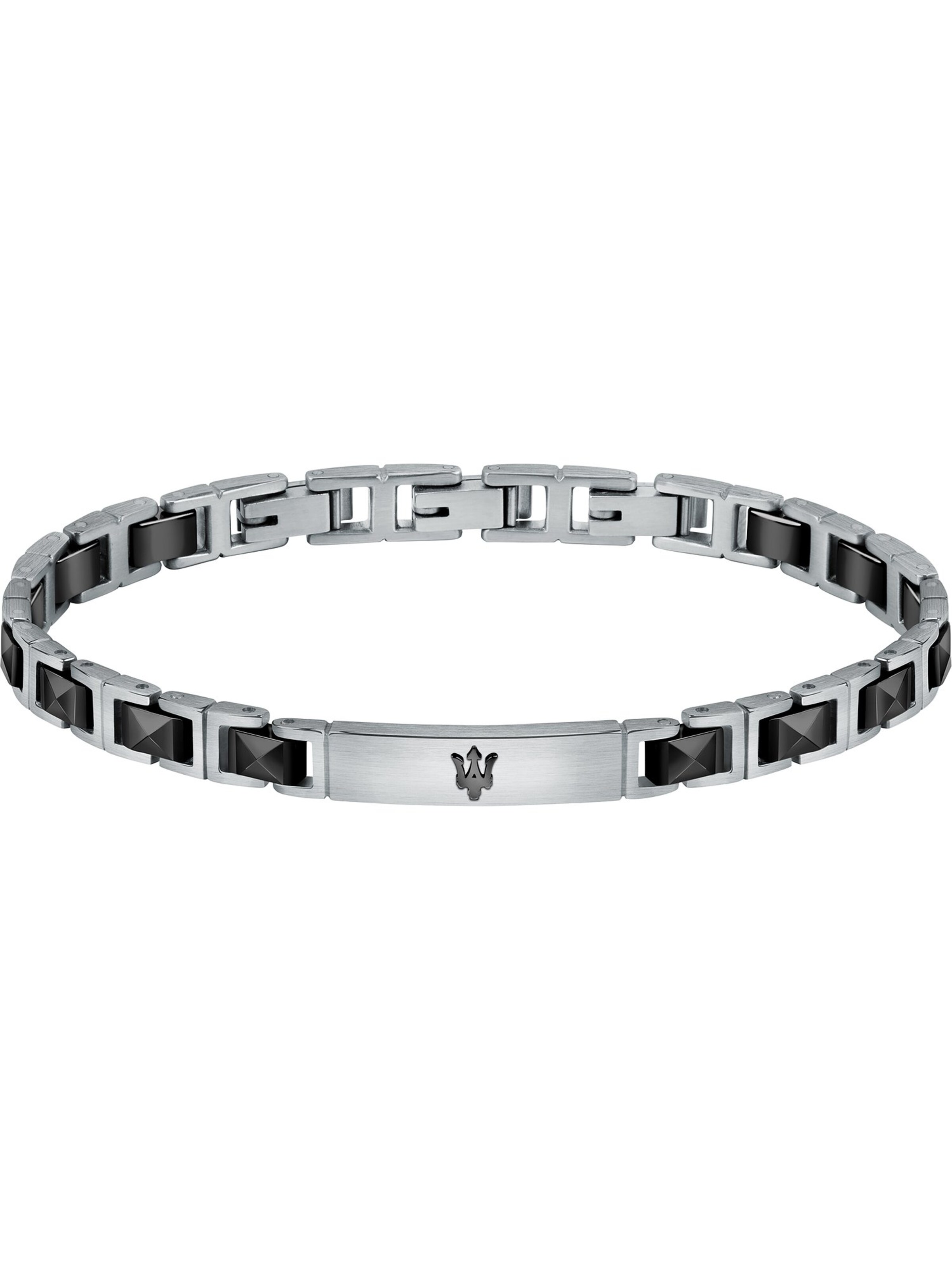 Maserati Bracelet in Silver: front