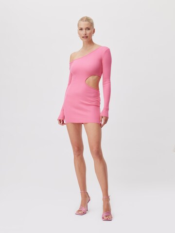 LeGer by Lena Gercke Knitted dress 'Philippa' in Pink