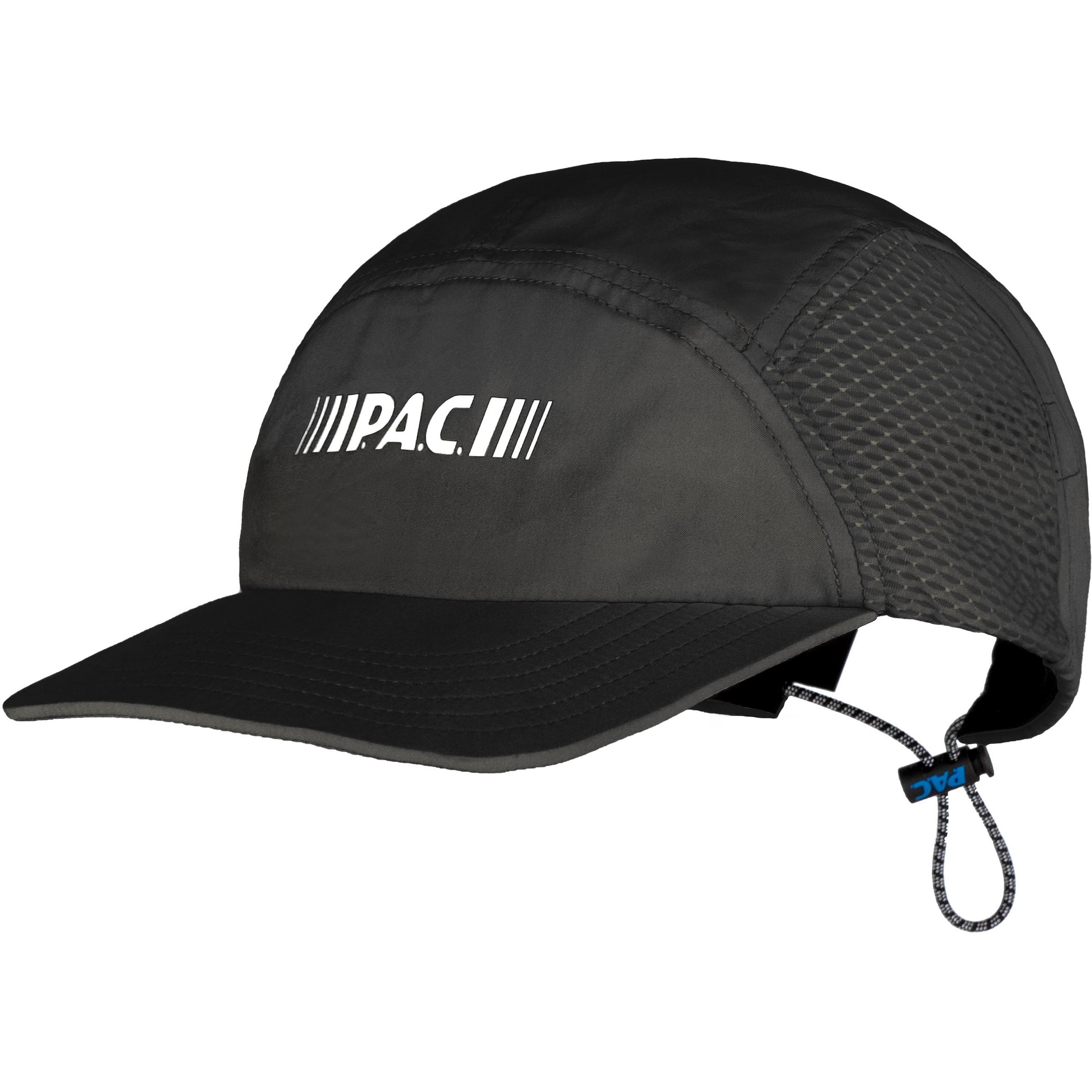 P.A.C. Sportcap 'NEFUN' in Schwarz: Vorderseite
