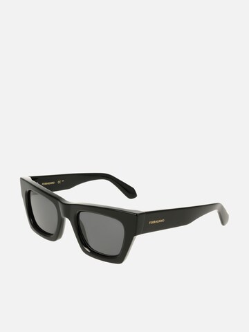 FERRAGAMO Sonnenbrille in Schwarz: Vorderseite