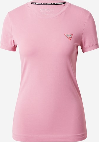 rožinė GUESS Marškinėliai: priekis