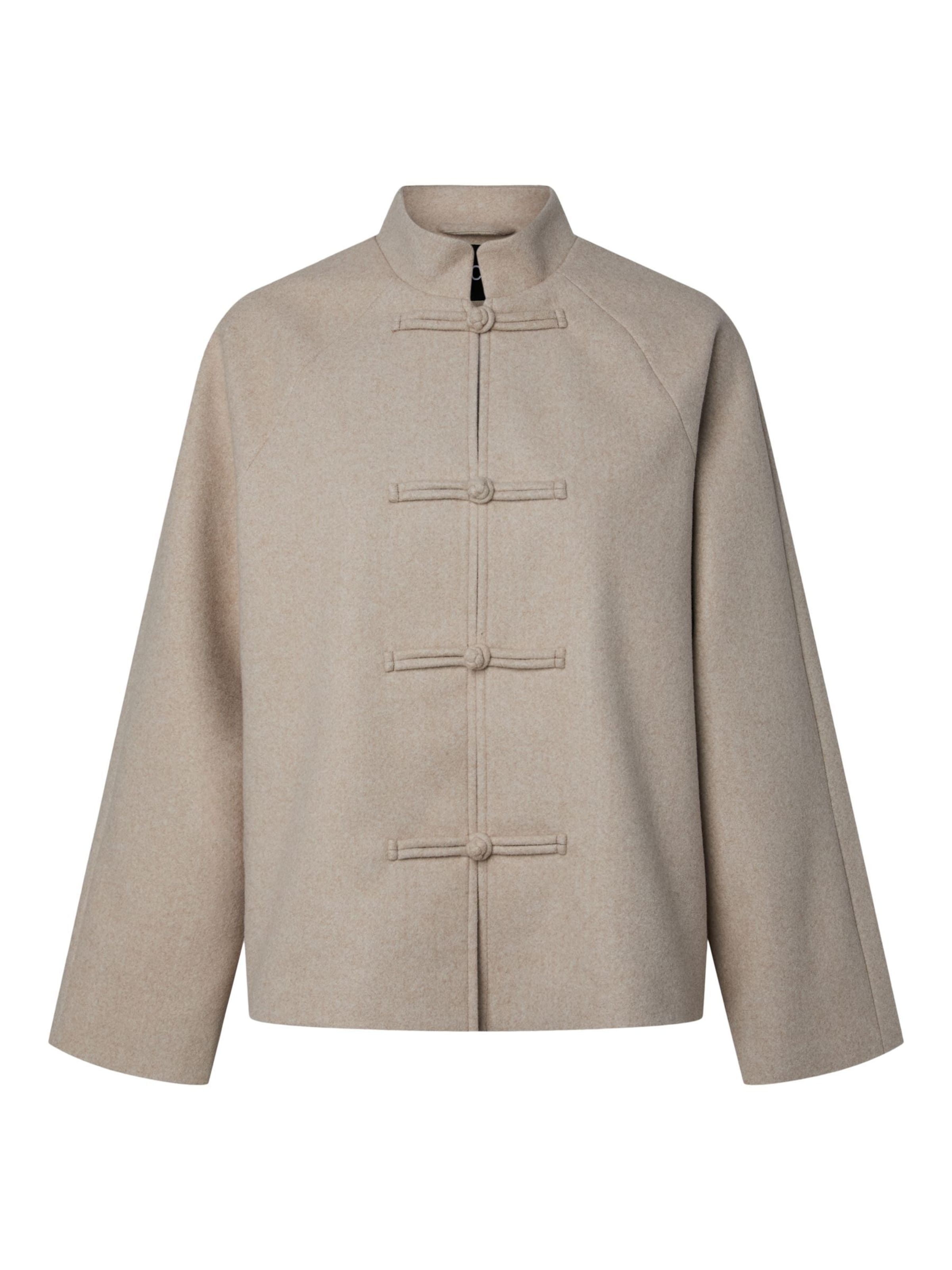 PIECES Tussenjas 'AIKEN' in XS in de kleur Taupe, Productweergave