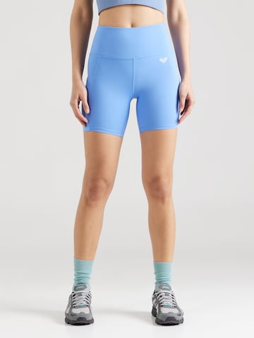 ROXYSkinny Sportske hlače 'HEART INTO IT' - plava boja: prednji dio