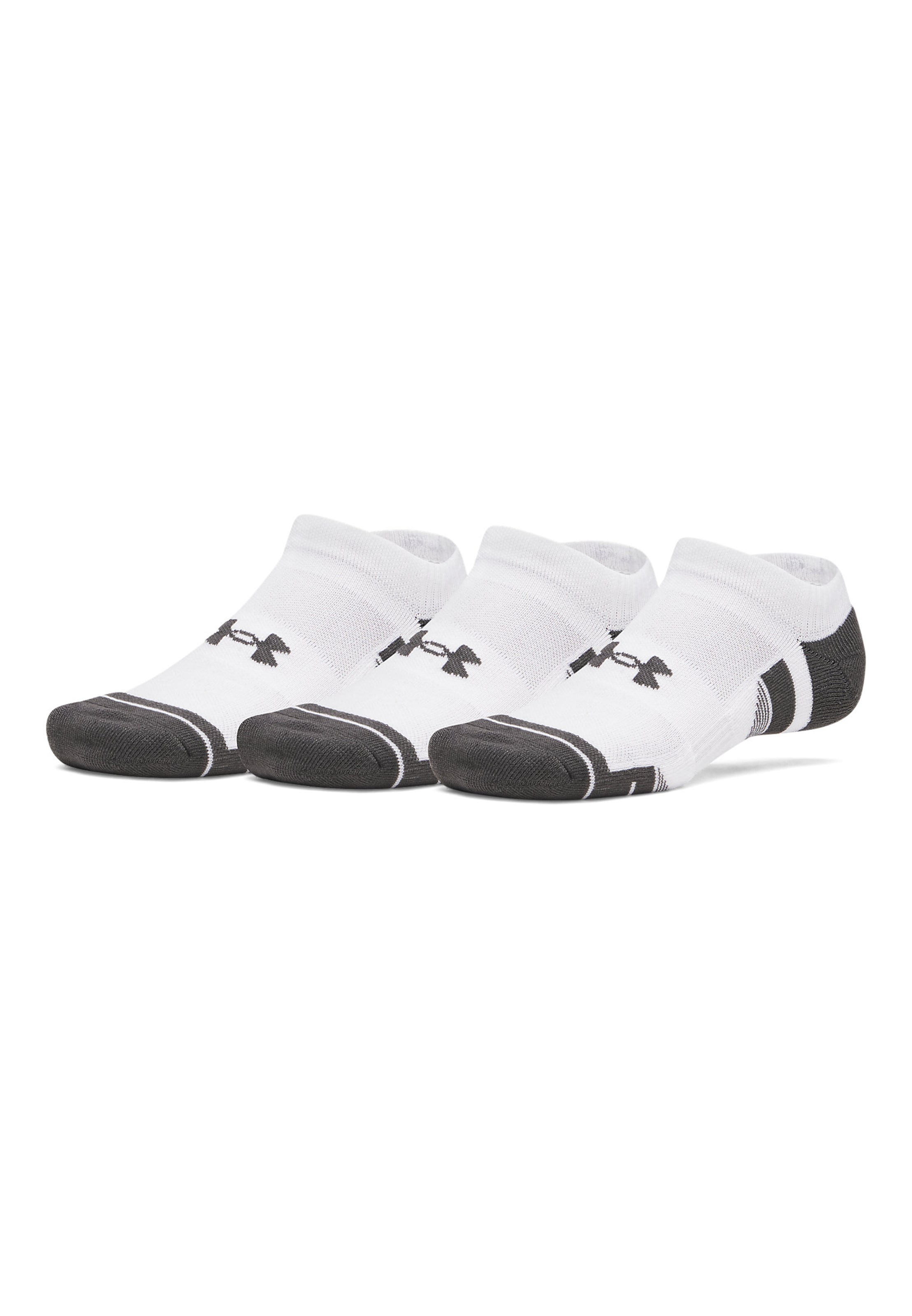 UNDER ARMOUR Sports socks 'Perf Tech' in White: front