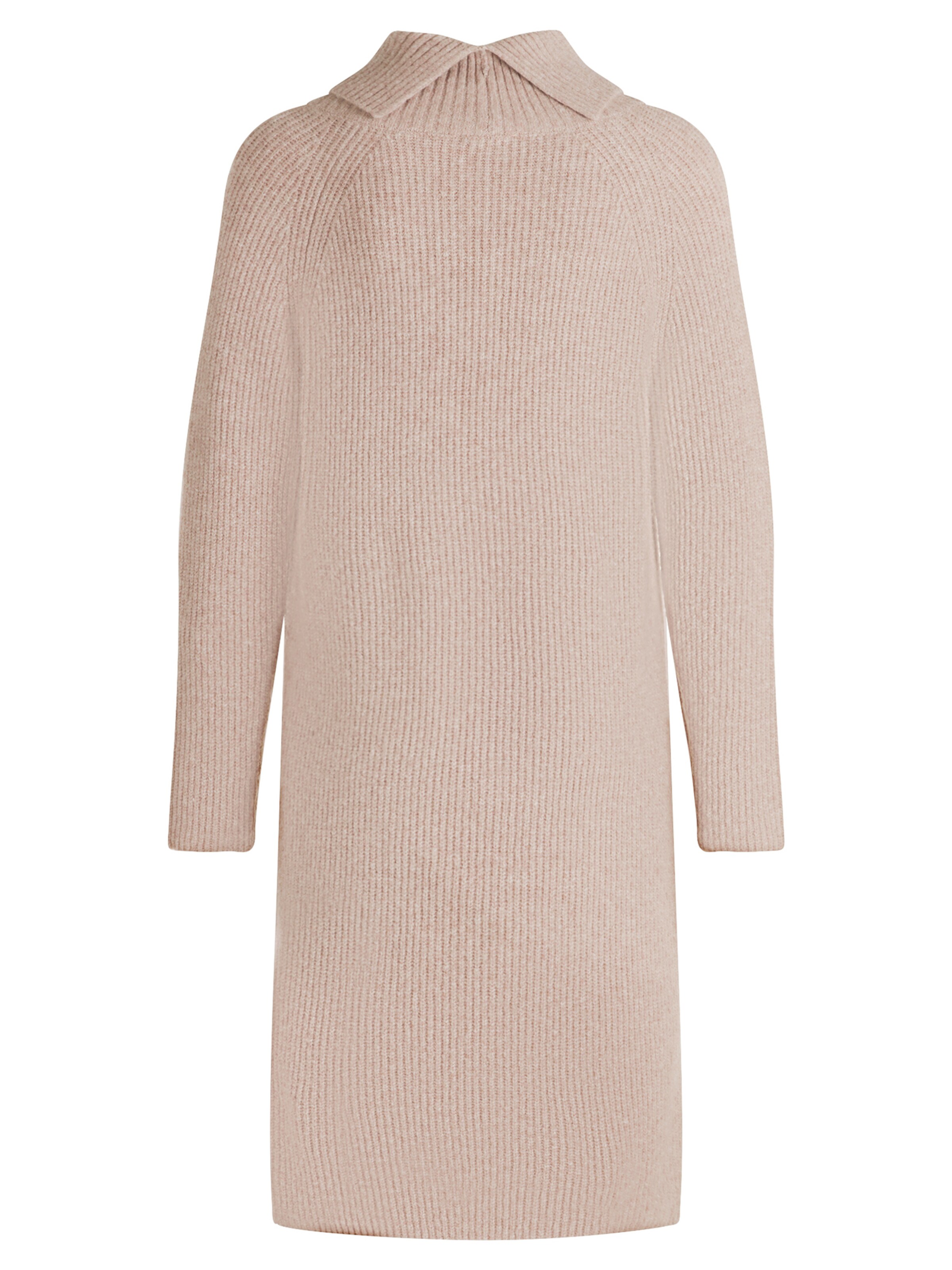 Cartoon Knit dress in Brown