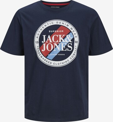 Tricou 'LOOF' de la JACK & JONES pe albastru